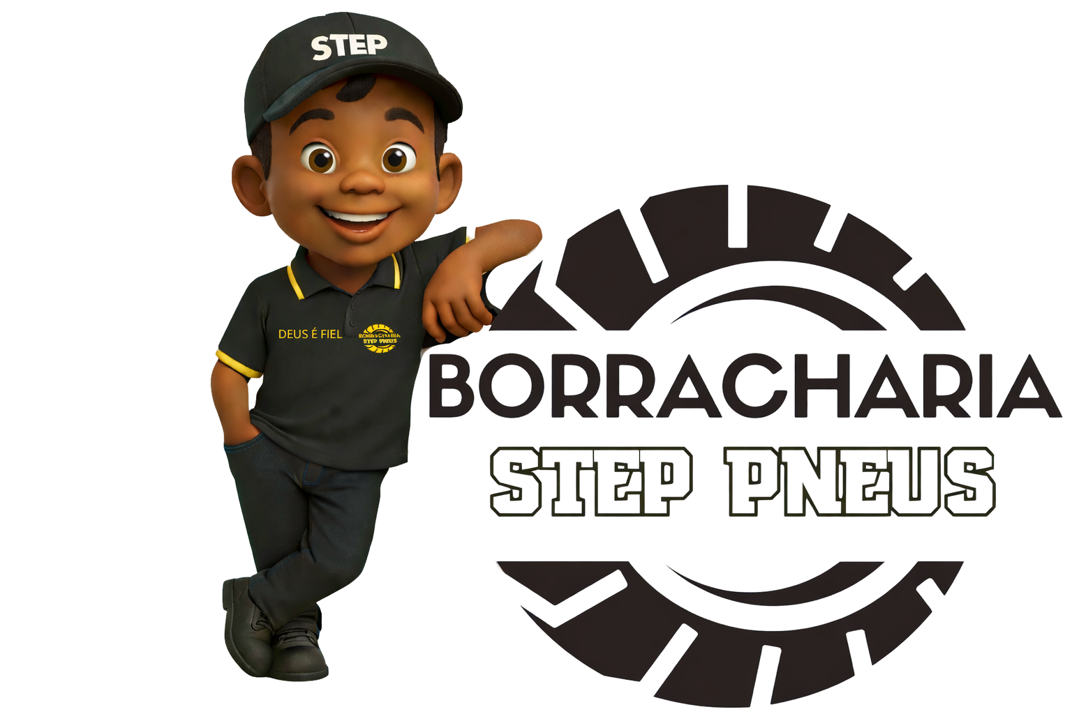 Logomarca Step Pneus